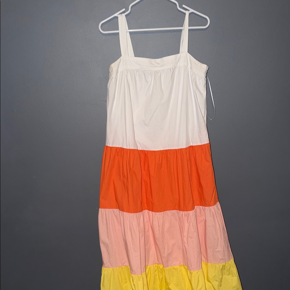 English Factory Colorblock Maxi Dress Size Small